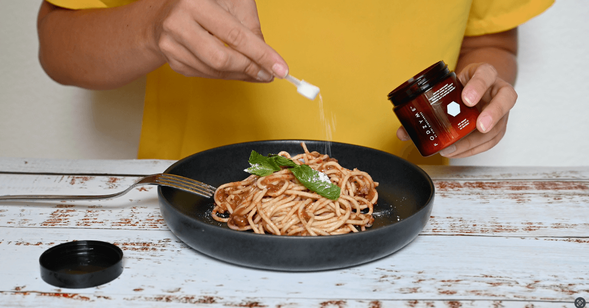 FODMAP-safe pasta with FODzyme